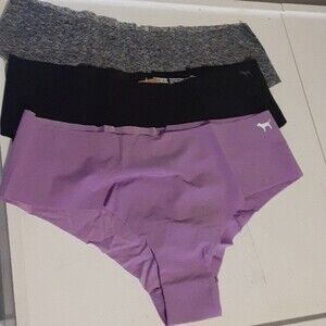 PINK Victoria's Secret Panties NWT 3 PR Large